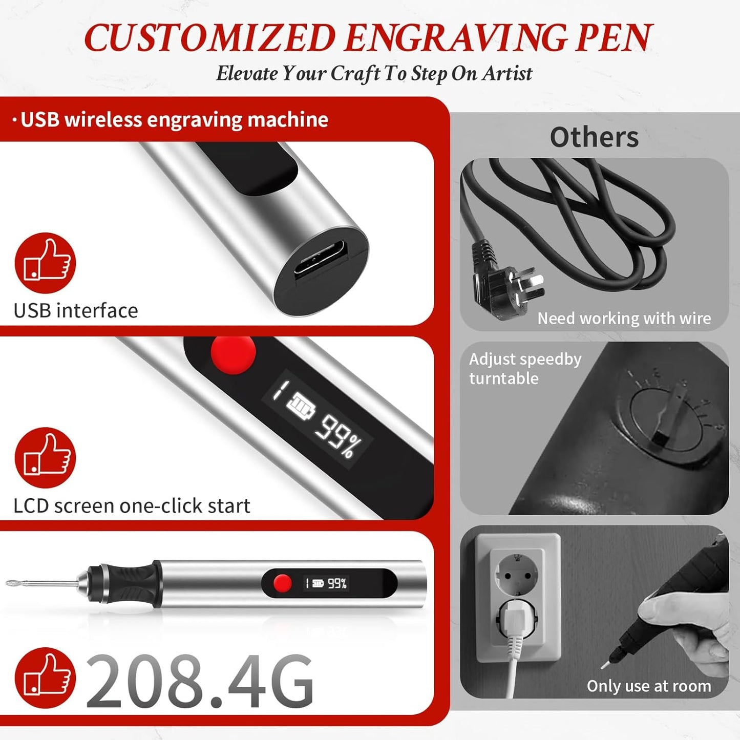 Precision Electric Carving & Engraving Pen